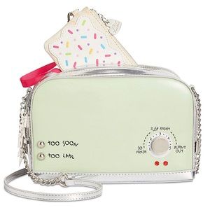 Betsey Johnson Toaster Crossbody w/ PopTart wallet